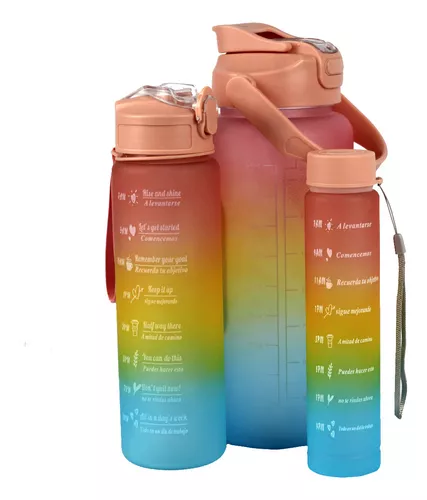 Kit 3 Garrafas Motivacional Para Academia e Escolas - Imagem 5
