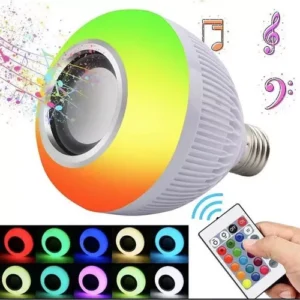 Lâmpada Bluetooth Wi-Fi LED c/ caixa de som 12W 110V
