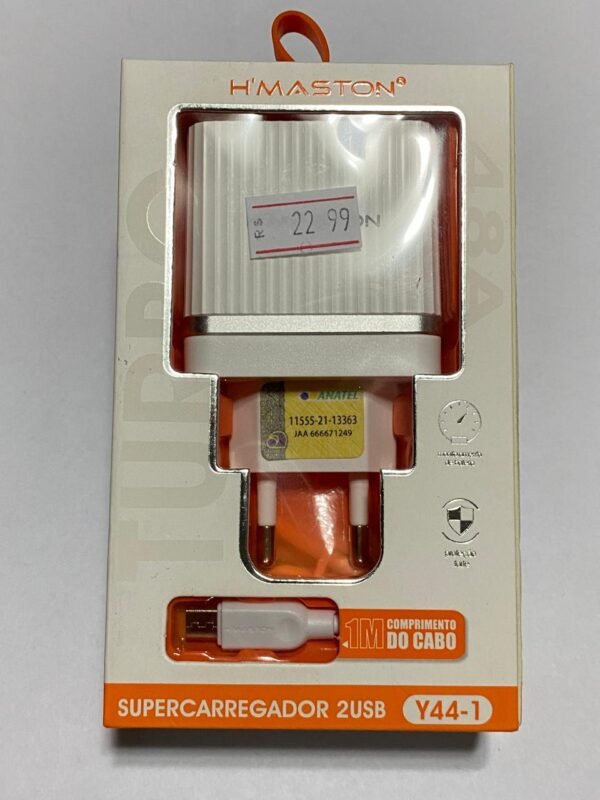 Carregador Hmaston V8 4.8 c/cabo 1MT Hmaston