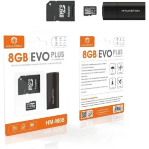 Cartão Memória Hmaston 8GB c/ Adaptador Hmaston